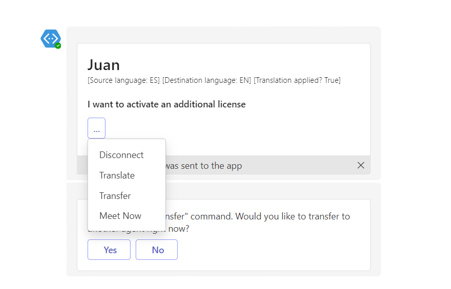 Interactive Adaptive Cards